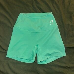 Gymshark Bright Teal Biker Shorts
